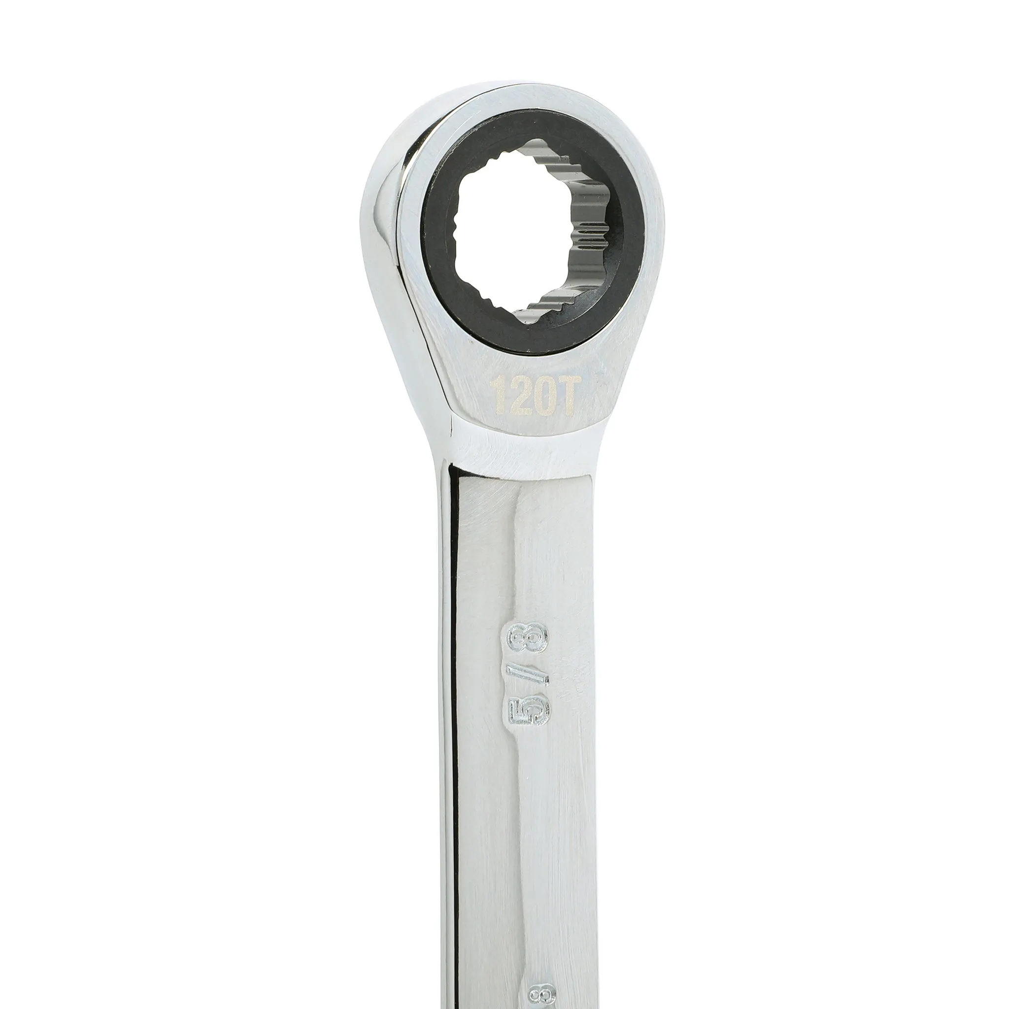 6-Piece 120-Tooth SAE Non-Slip Ratcheting Wrench Set