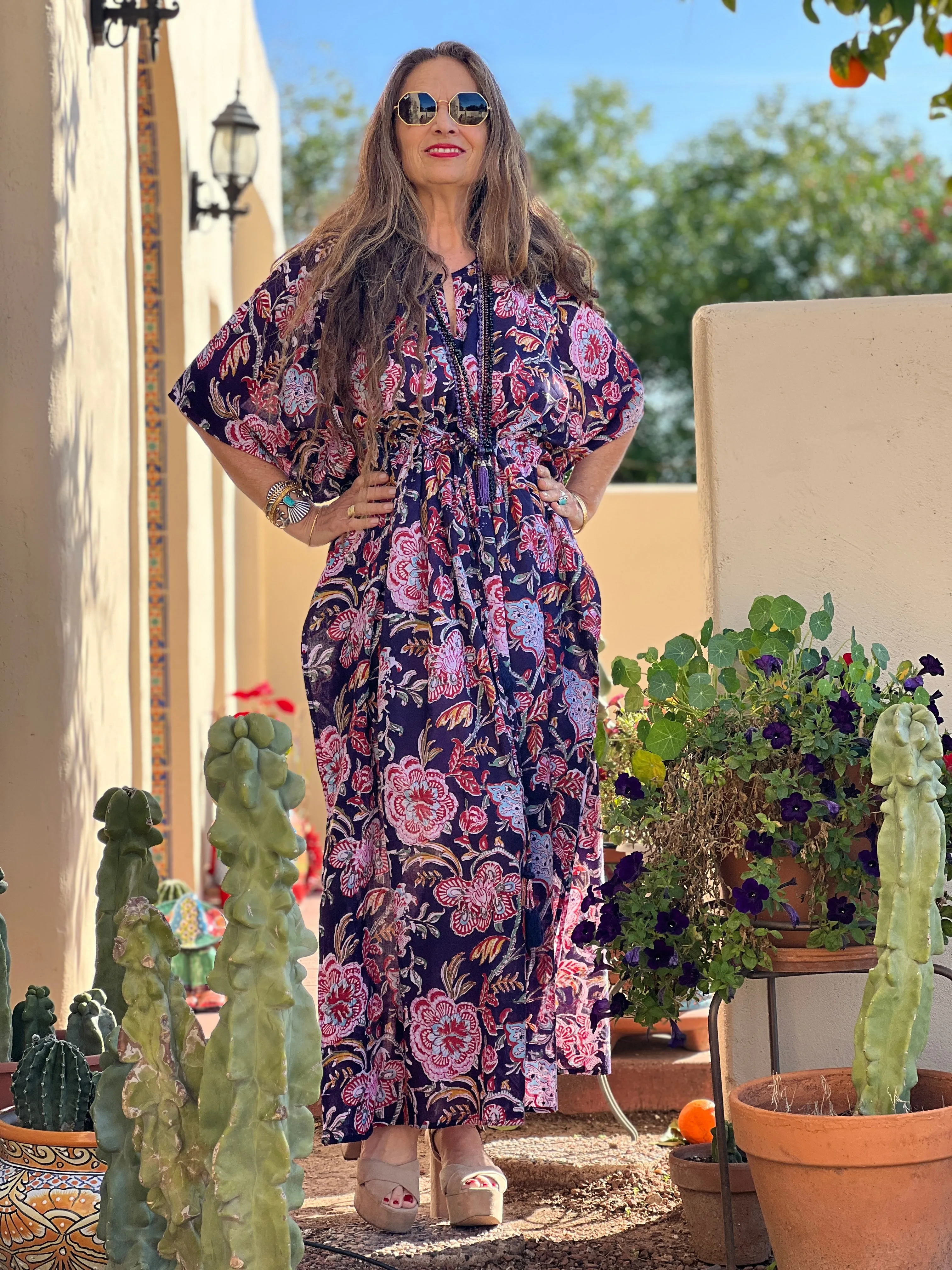 Bengali Floral Maxi Kaftan Store Credit