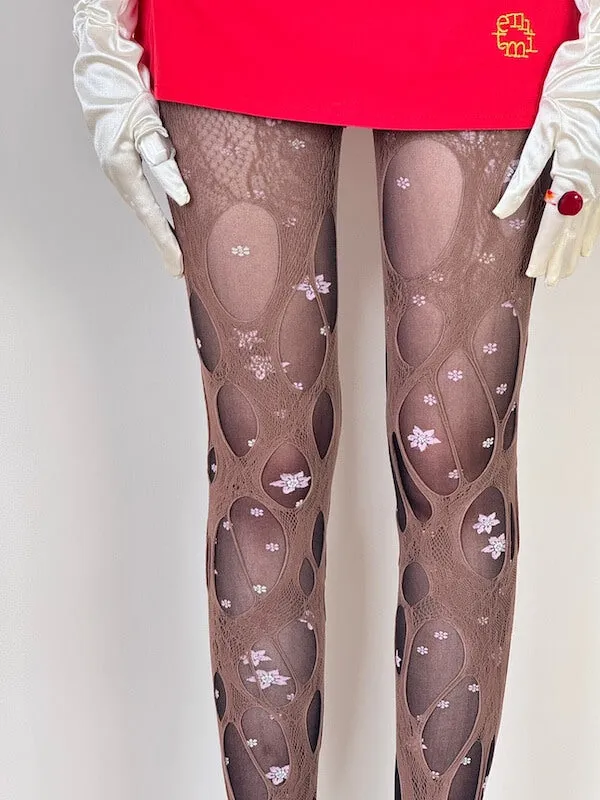Edgy y2k ripped tights