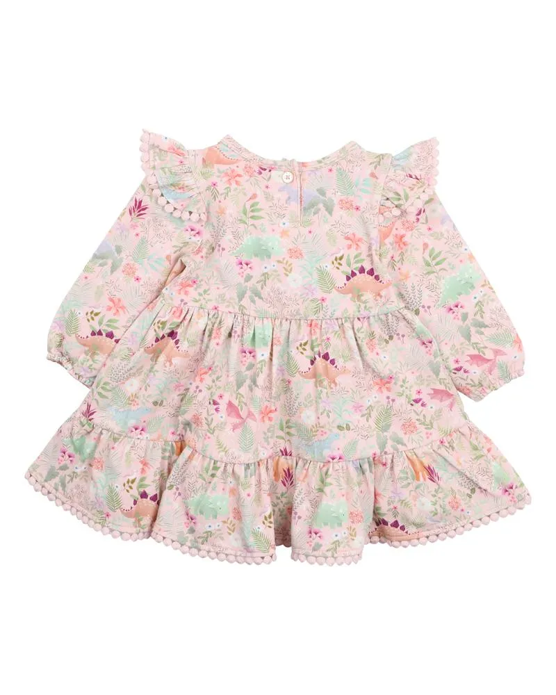 FOX & FINCH FLORASAURUS PRINT DRESS