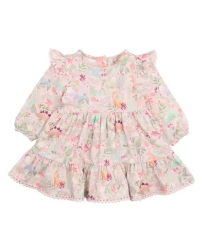 FOX & FINCH FLORASAURUS PRINT DRESS