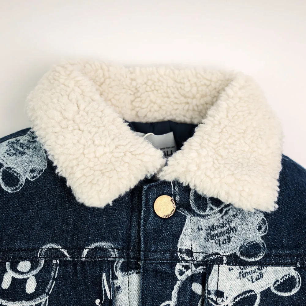 Furry Explorer Denim Jacket 7178