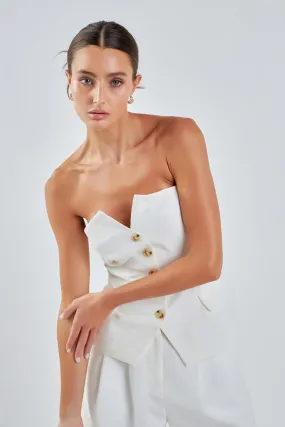 Grey Lab - Sleeveless Bustier Vest