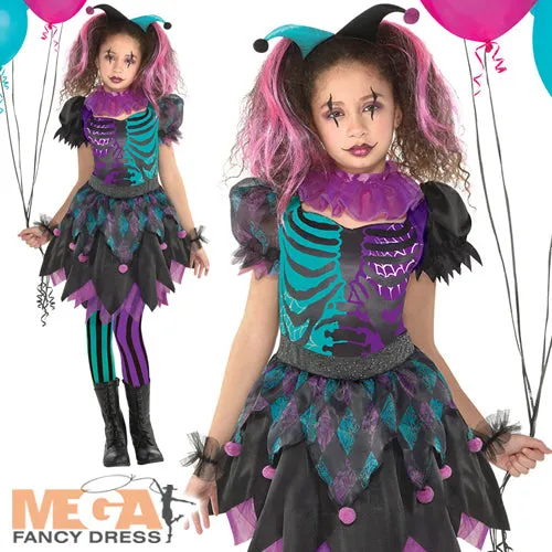 Haunted Harlequin Girls Costume