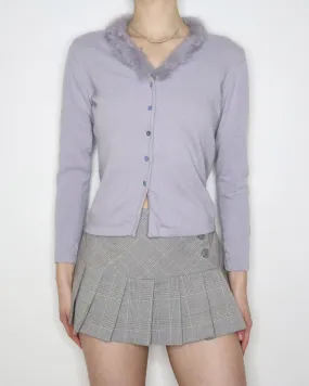 Italian Pale Lavender Cardigan (M-L) 