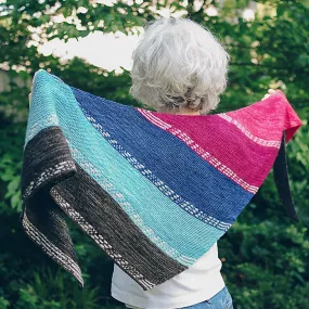 Nancy Whitman Patterns - Finley Breese Morse Code Shawl - PDF Download
