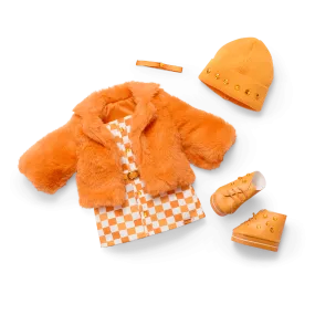 November Shimmering Citrine Outfit for 18-inch Dolls