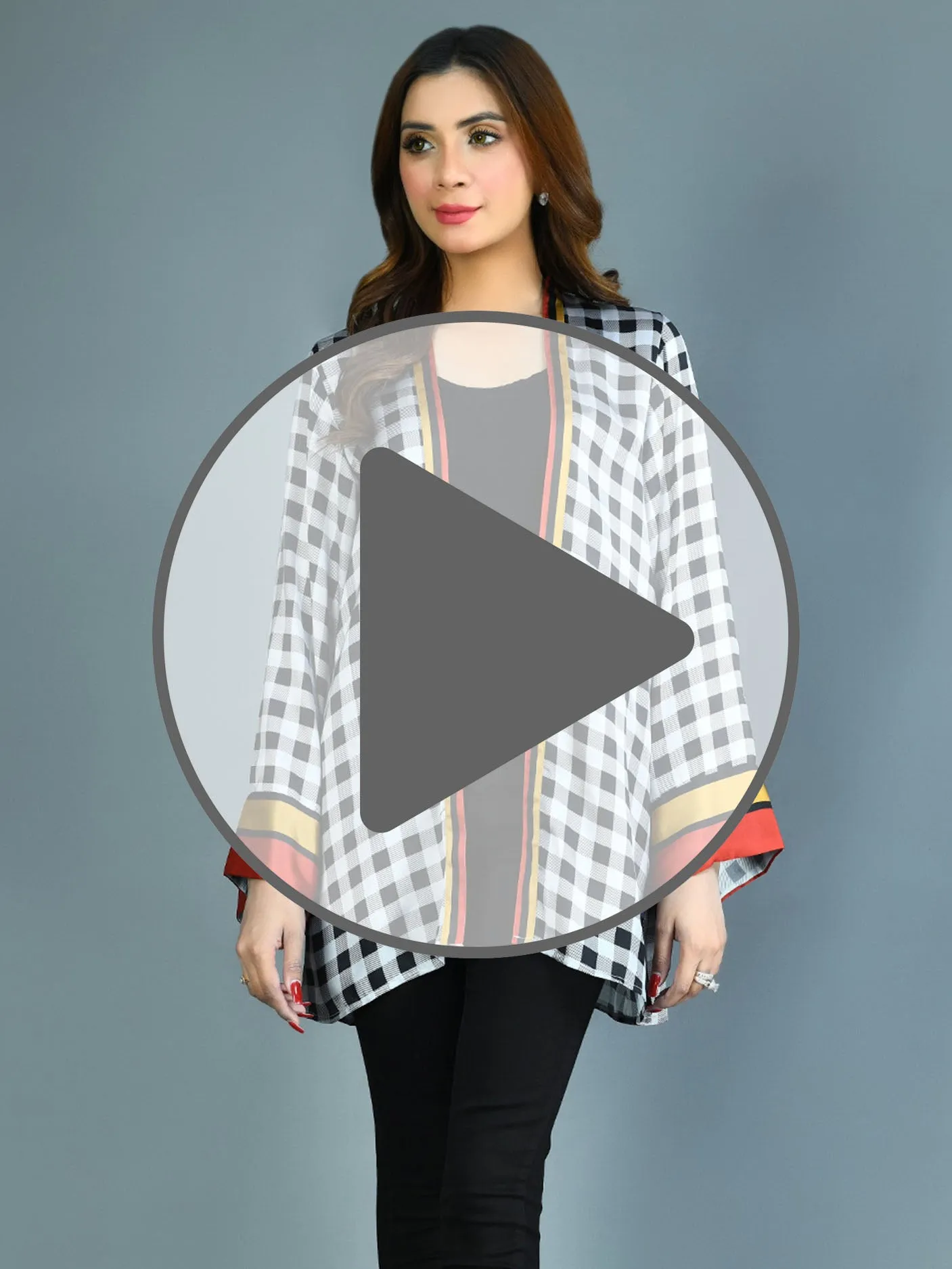 Printed Silk Cardigan
