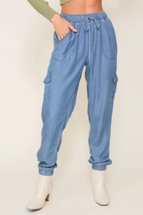 Shanelle Denim Joggers