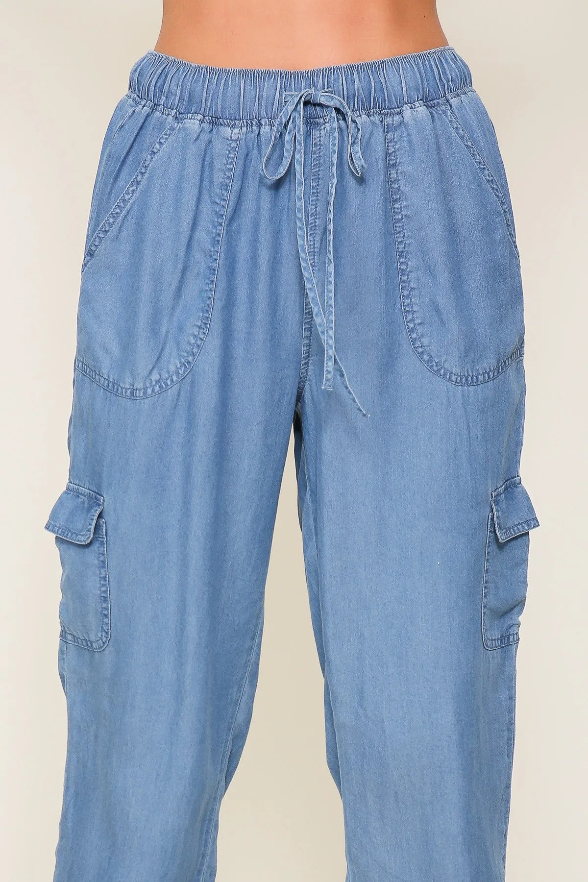 Shanelle Denim Joggers