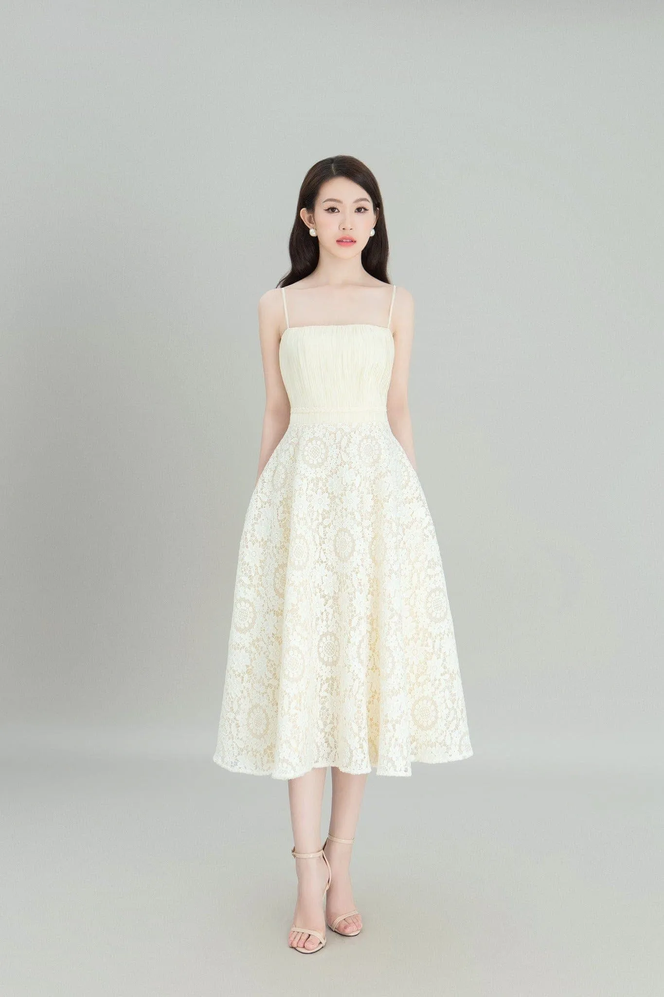 Sora Cami Dress Cropped Coat
