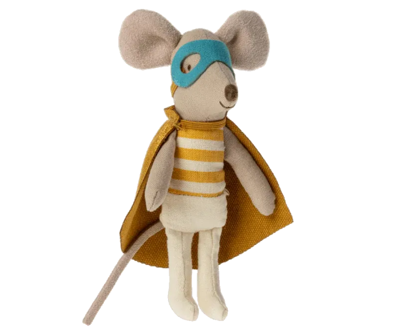 SUPERHERO LITTLE BROTHER MOUSE IN MATCHBOX