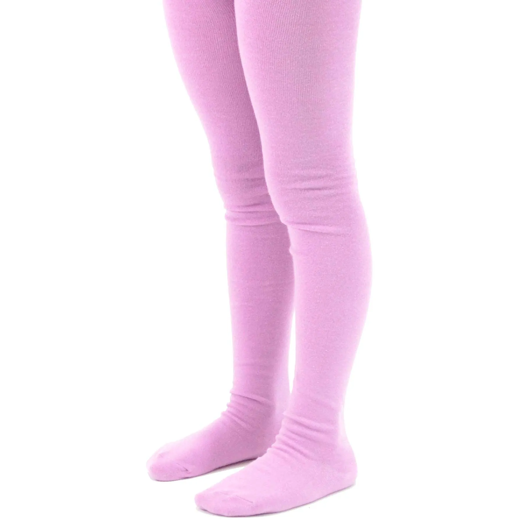 TeeHee Socks Kid's Casual Cotton Tights Pink, Purple, Hot Pink 3-Pack (T1565)
