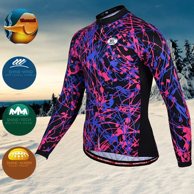 Thermal KIDITOKT Winter Pro Cycling Jersey Set