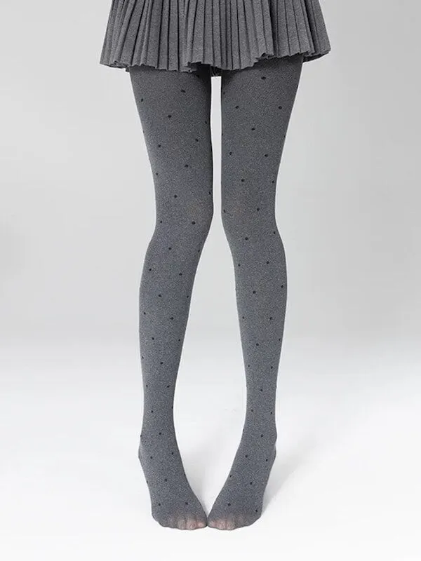 Vintage gray autumn tights