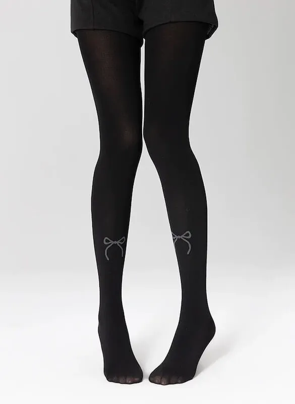 Vintage gray autumn tights
