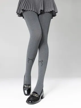 Vintage gray autumn tights
