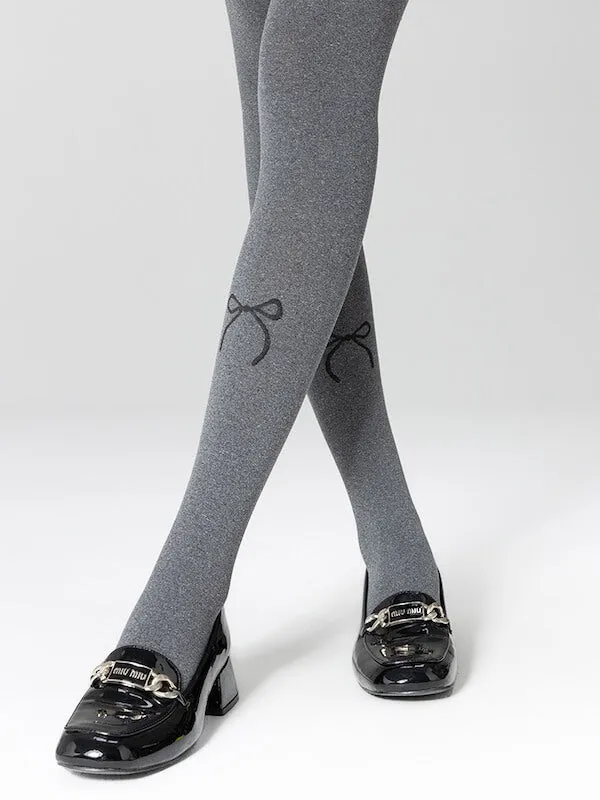 Vintage gray autumn tights