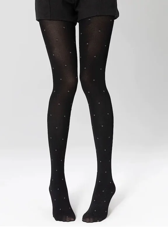 Vintage gray autumn tights
